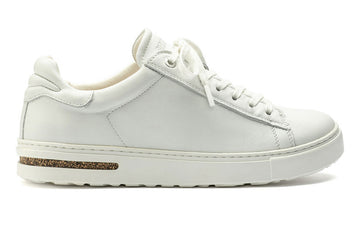 Birkenstock Bend R White Natural Leather Unisex #color_white